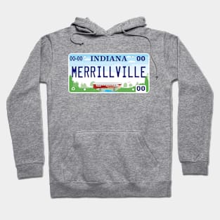 Merrillville Indiana License Plate Hoodie